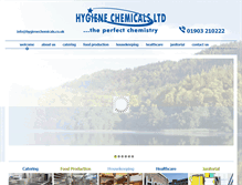 Tablet Screenshot of hygienechemicals.co.uk